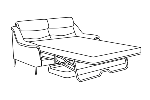 Gladiolus Sofa z funkcją spania