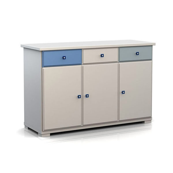 Komoda BL4 VINCI Blue :: Sośno Meble